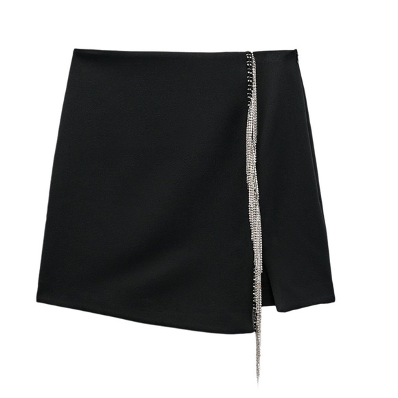 Zara Jewel fringe mini skirt - Picture 1 of 4